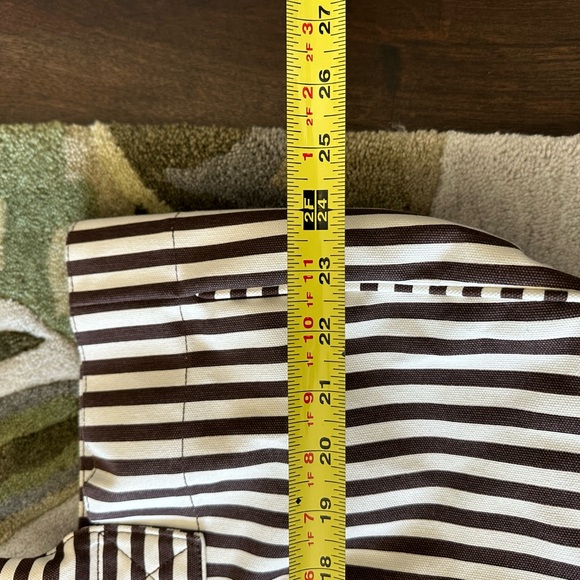 Henri Bendel Striped Weekender X-Large Tote NWOT - Picture 8 of 15